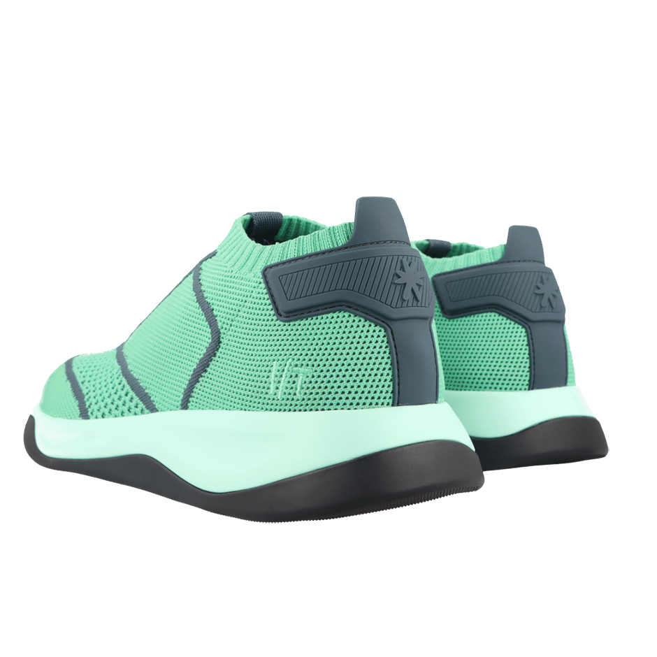 IF/THEN the Callisto men sneaker in Fresh Pistachio teal with asterisk