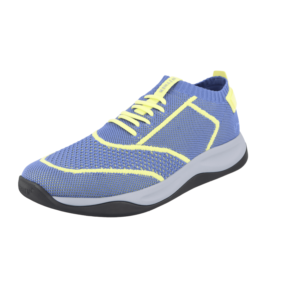 IF/THEN the Callisto men sneaker in Azure Horizon blue and yellow front